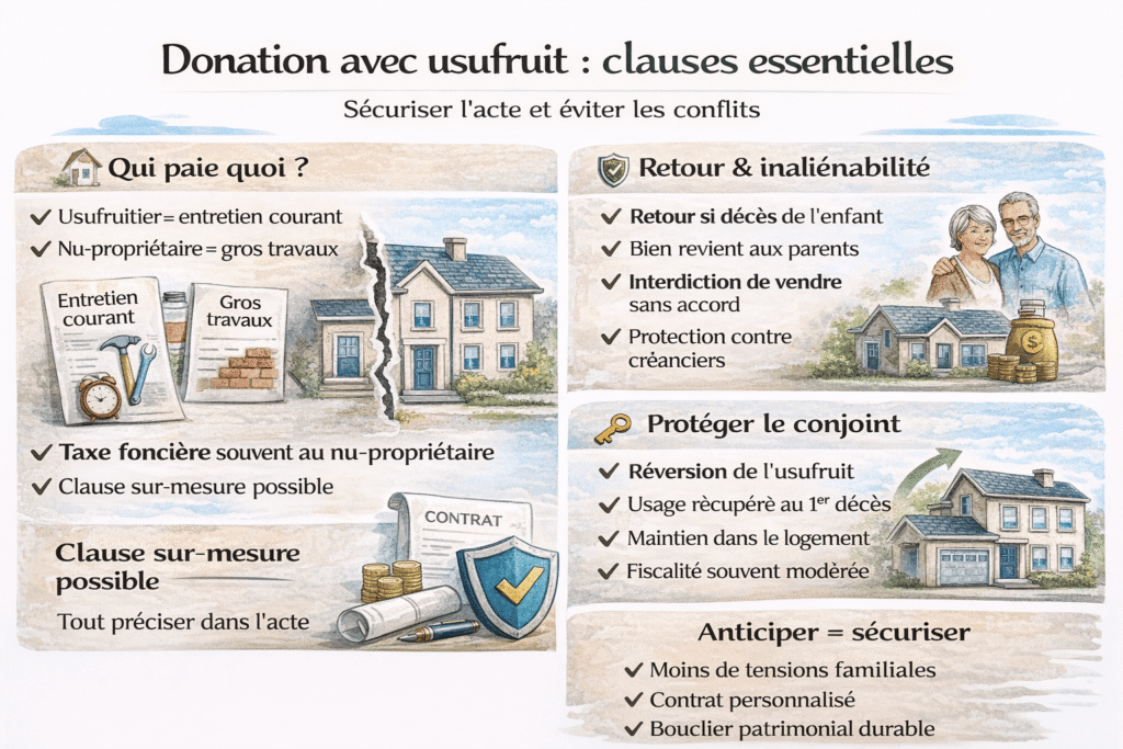 donation avec usufruit