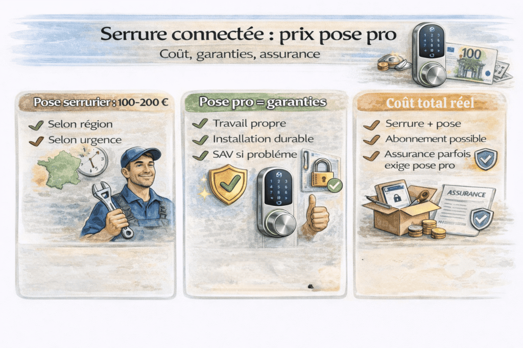 Serrure connectée